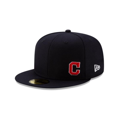 Sapca New Era Cleveland Indians MLB Flawless 59FIFTY Fitted - Albastri